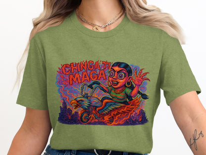 Vibrant Fantasy Character Design Graphic Tee product