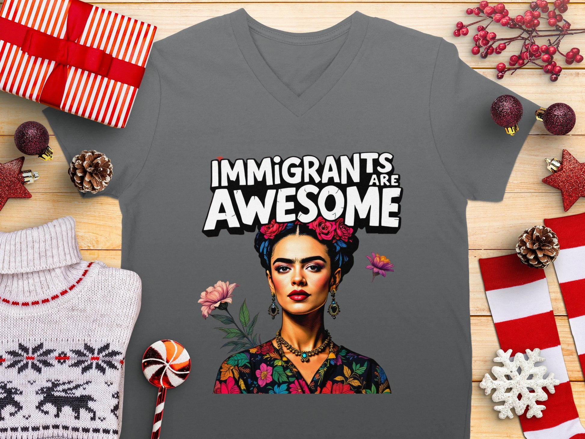 Immigrants Are Awesome Statement T-shirt