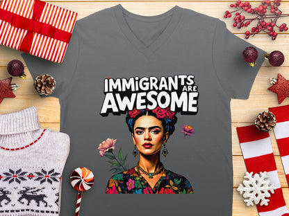 Immigrants Are Awesome Statement T-shirt