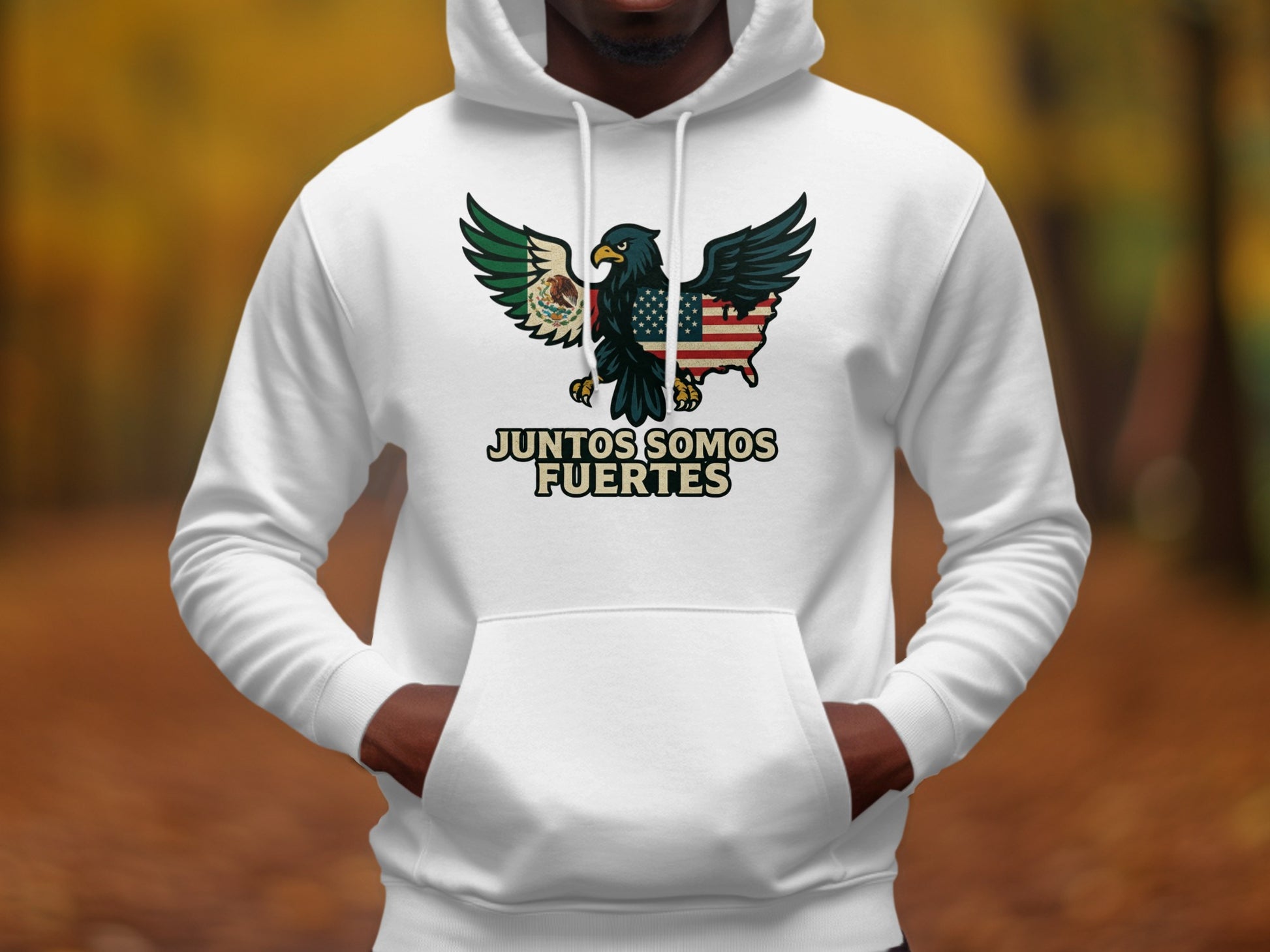 Juntos Somos Fuertes Eagle Hoodie product type