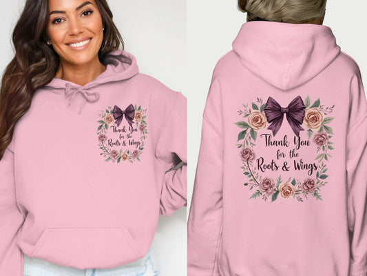 Thank You For the Roots Wings Graphic Hoodie product