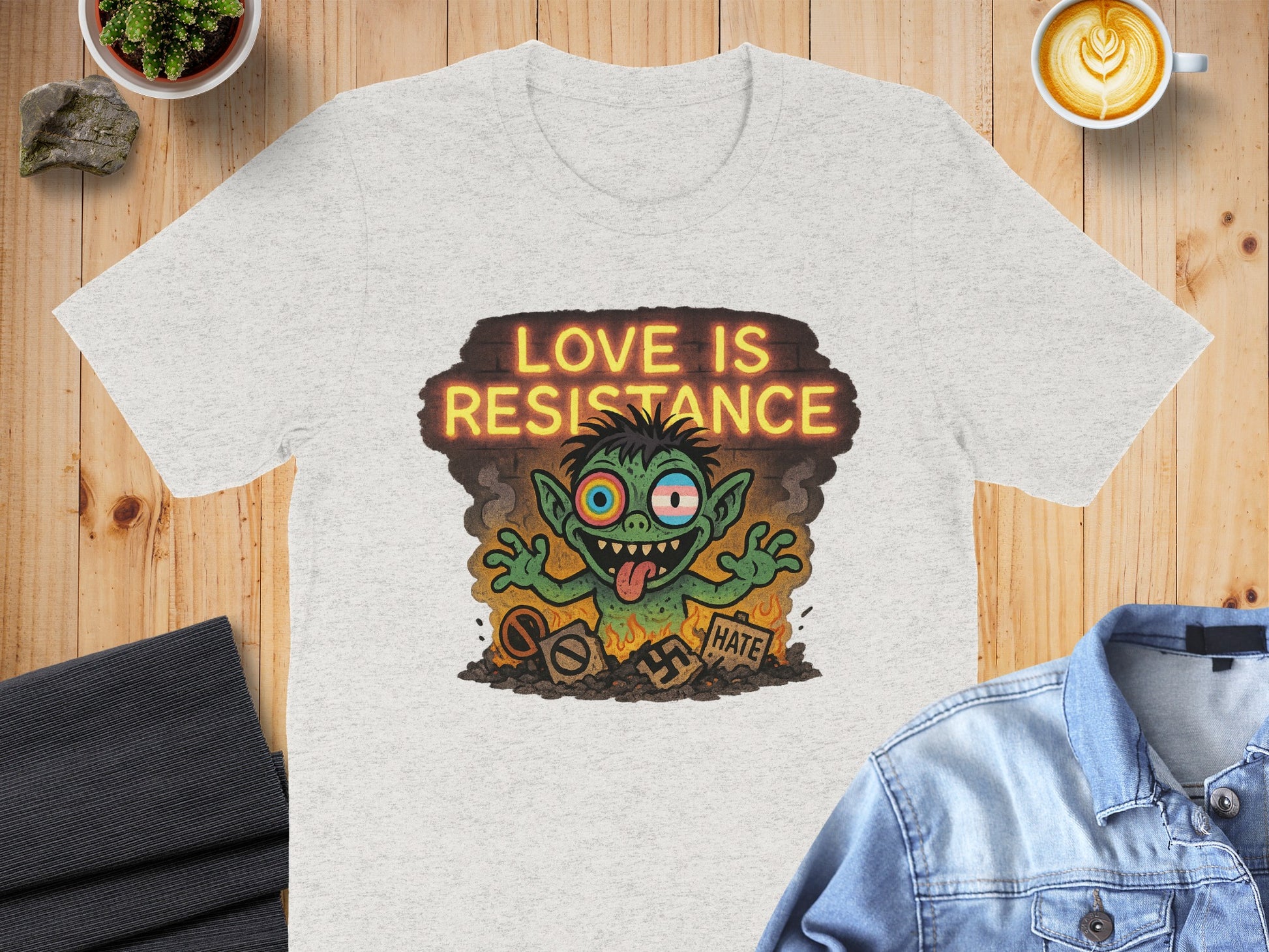 Love Is Resistance Graphic T-Shirt Product