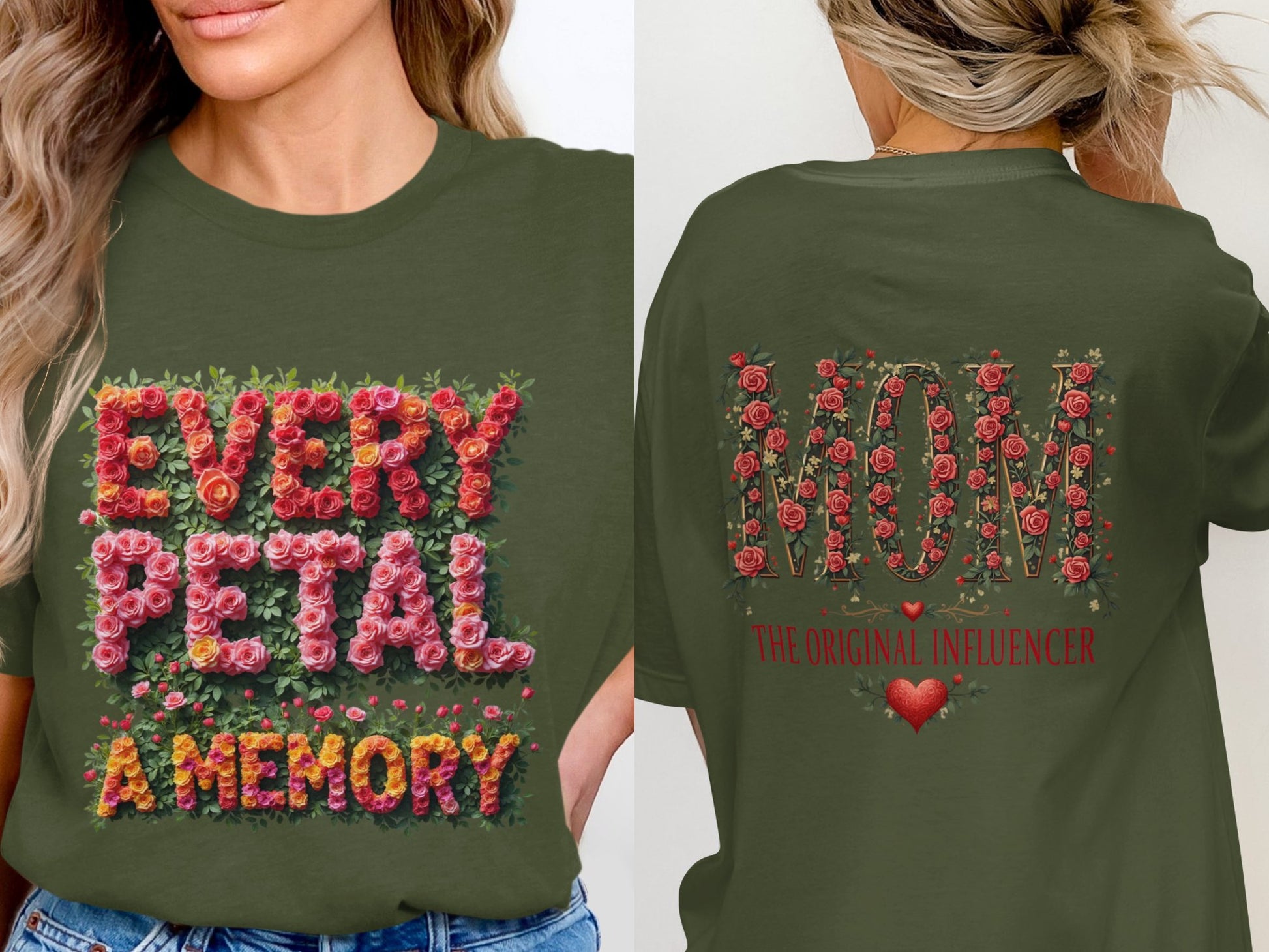 Every Petal A Memory Typography Design Shirt Product