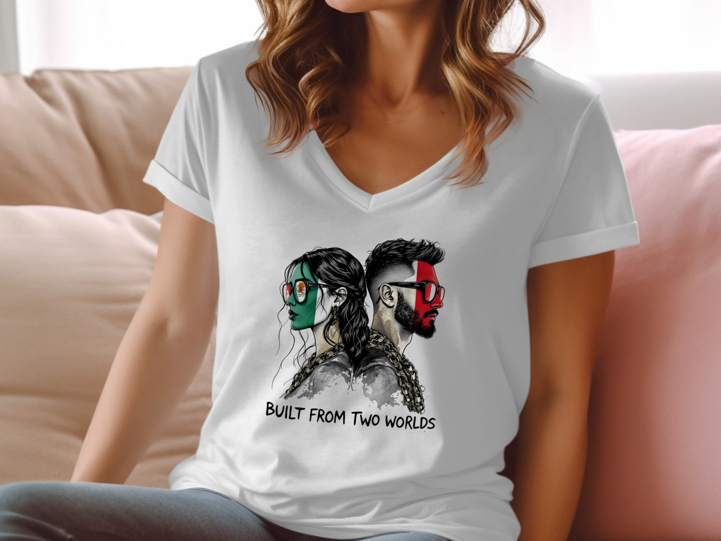 Built From Two Worlds Graphic Tee product type