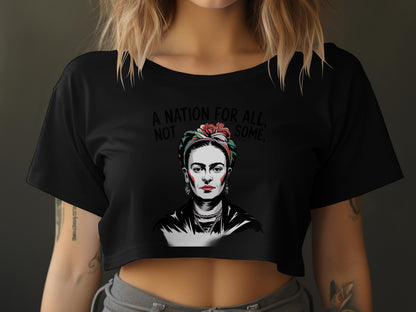 A Nation For All Not For Some Cropped Tee product