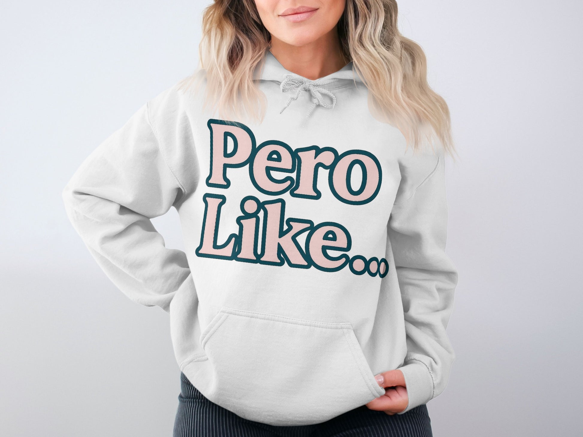 Pero Like Hoodie with Bold Graphic Print product