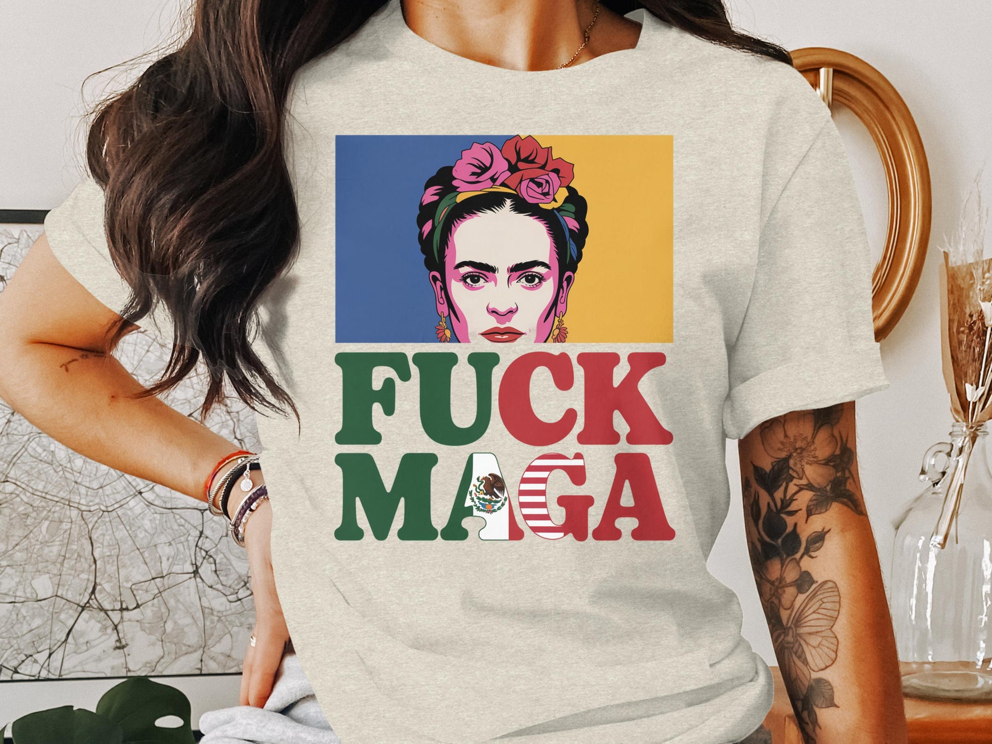 Colorful Anti-MAGA Graphic T-Shirt product