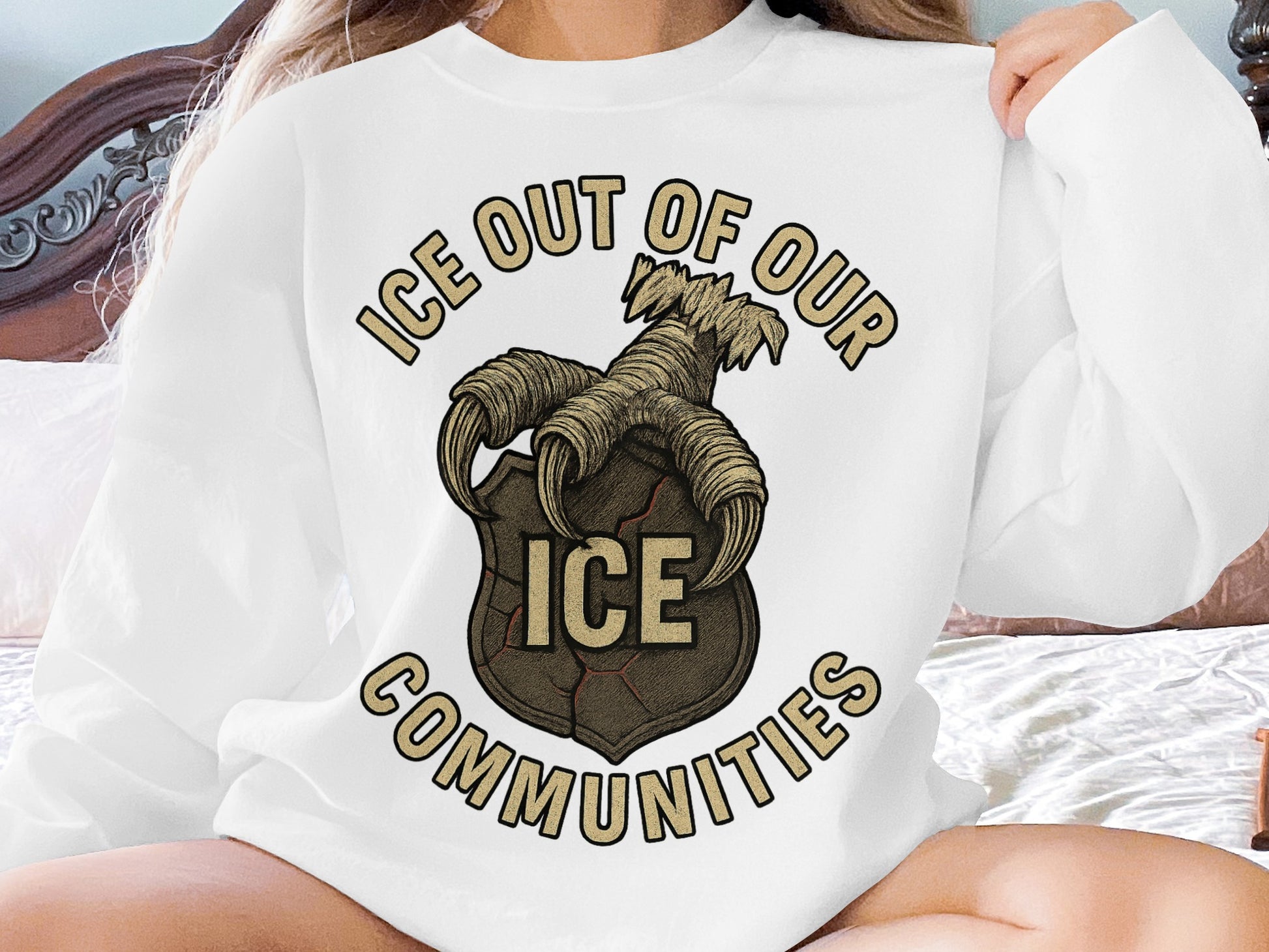 Ice Out of Our Communities Graphic Sweatshirt product type
