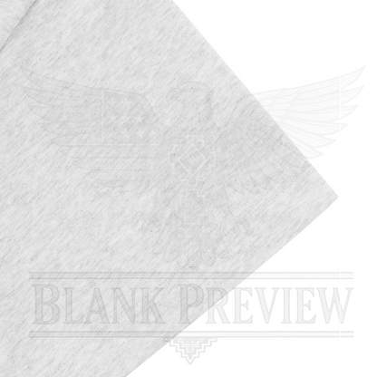 The image is a black and white photograph featuring a winged figure against a plain background.