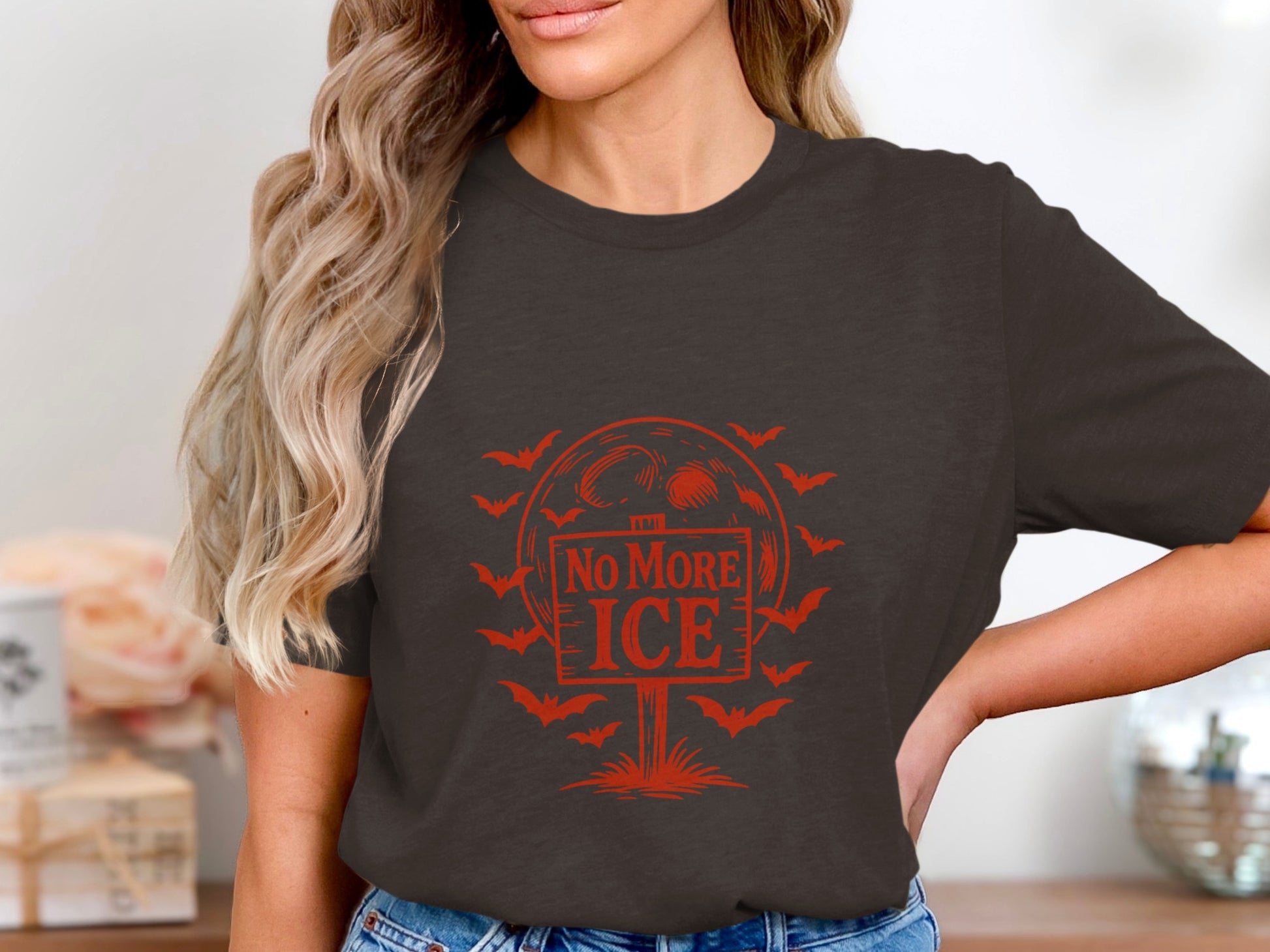 No More Ice Graphic Tee Statement Shirt product type