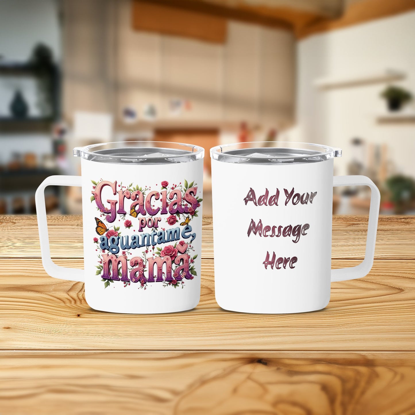 Gracias por Aguardarme Mama Customizable Drinkware product type