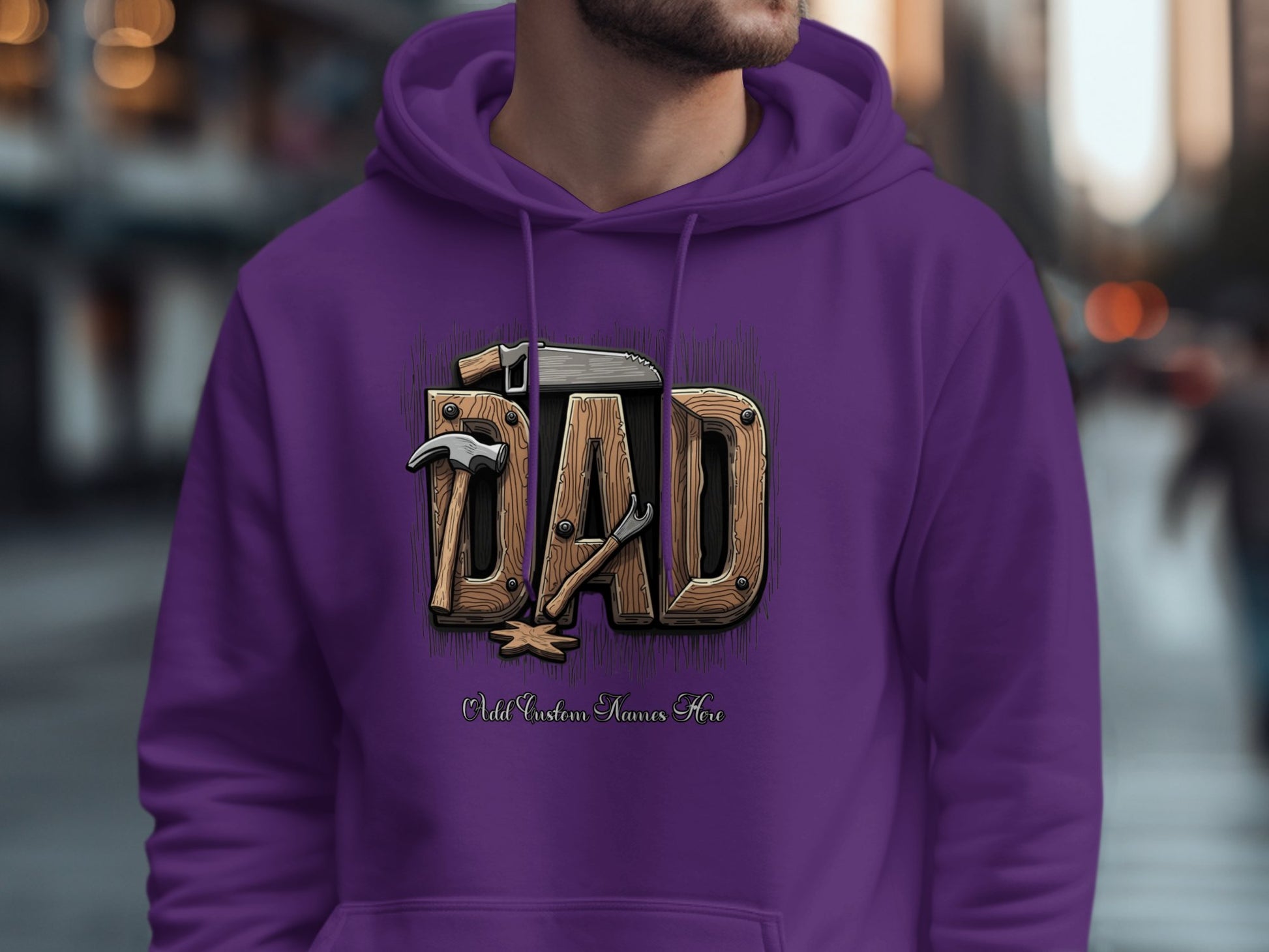 Personalized Dad Themed Hoodie Product Type