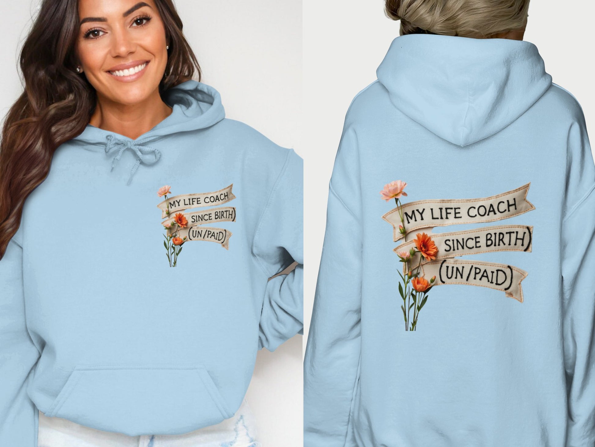 Since Birth Unpaid My Life Coach Hoodie product