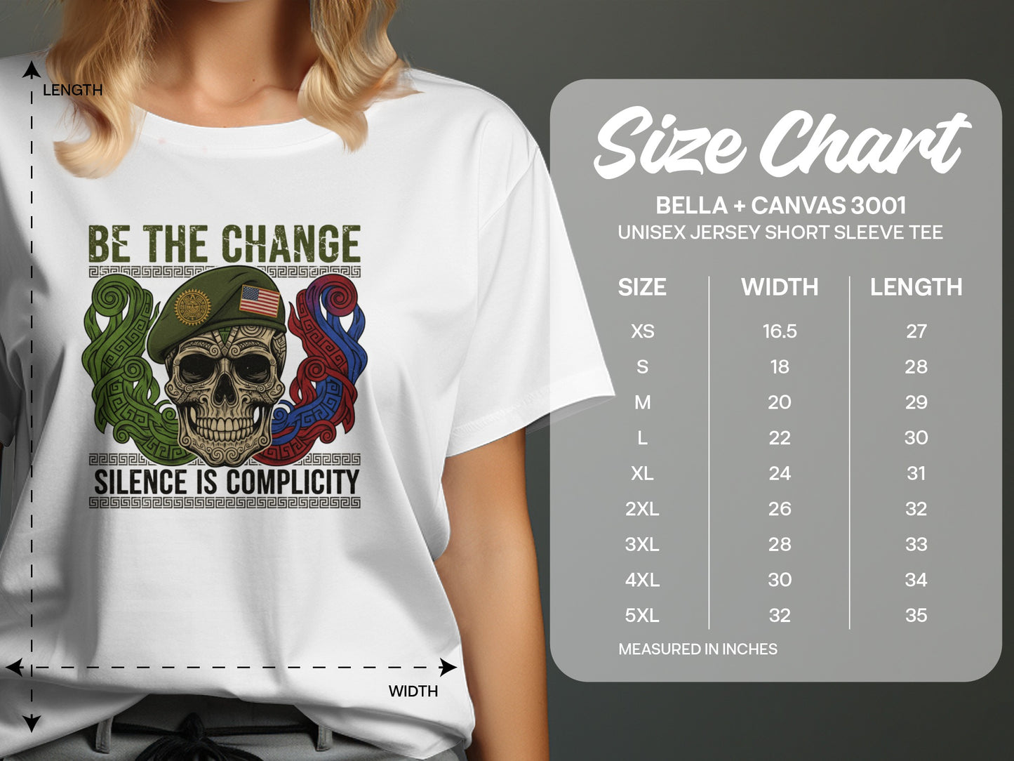 Be the Change Silence Is Complicity Shirt