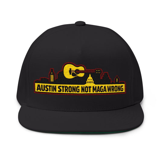 Austin Strong Not Maga Wrong Embroidered Hat