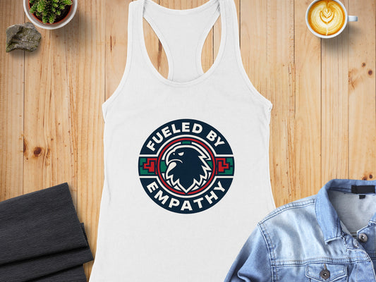 Fueled By Empathy Eagle Logo Tank Top