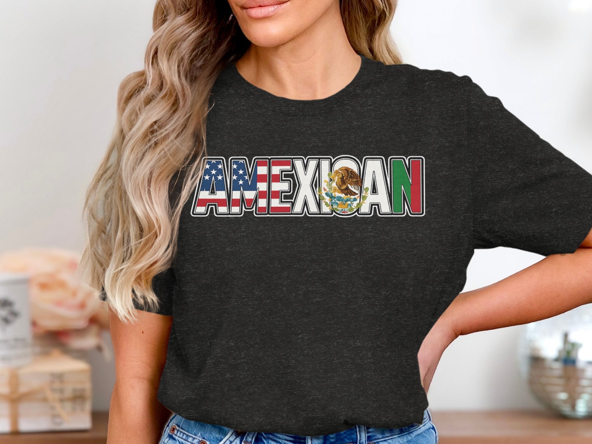 Bold Statement AMEXICAN Graphic Tee Shirt product