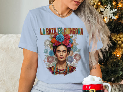 La Raza Es Chingona Graphic T-Shirt for Women