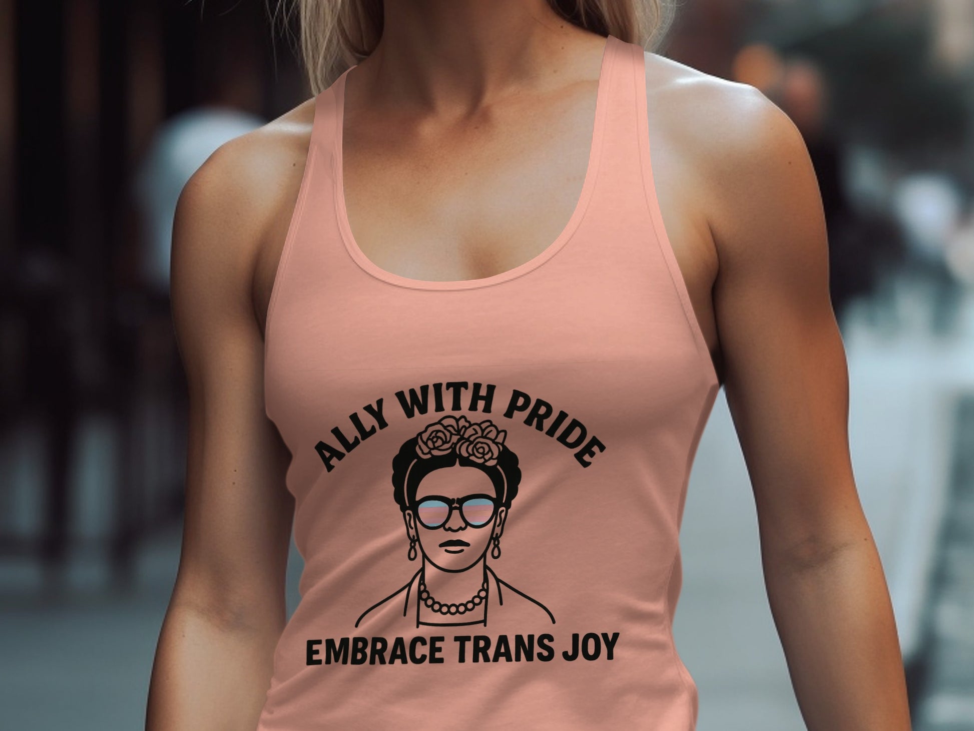 Ally With Pride Embrace Trans Joy Tank Top product type