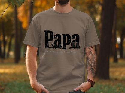 Charming Papa Design Graphic Tee Product Type
