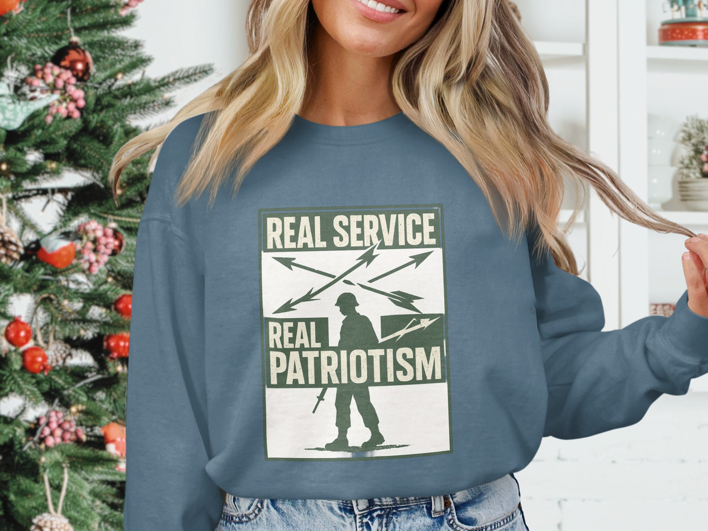 Real Service Real Patriotism Graphic Shirt product