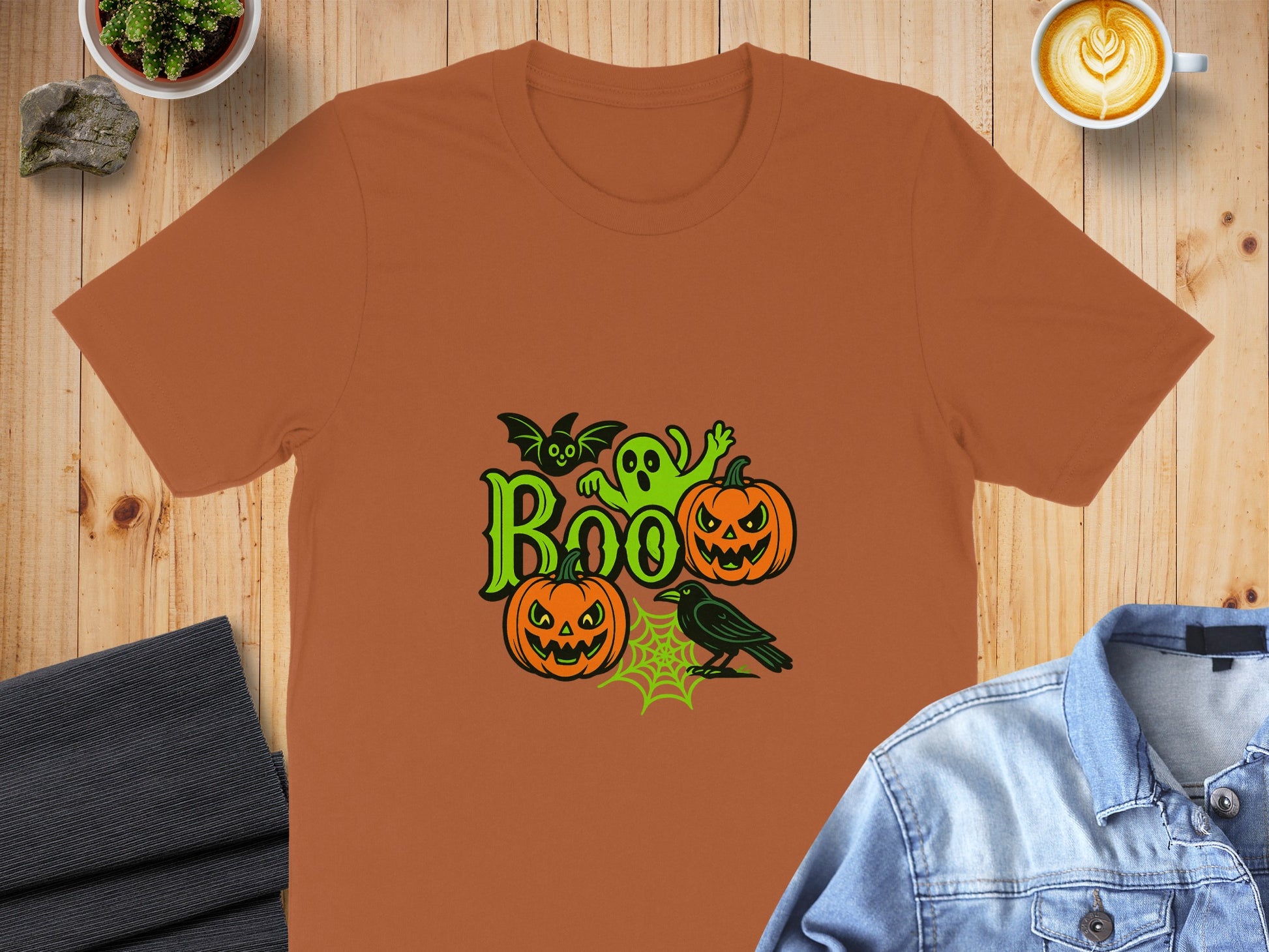 Halloween Boo Ghost Pumpkin Crow T-shirt product type