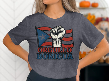 Orgullo Boricua Patriotic Puerto Rican Shirt product type