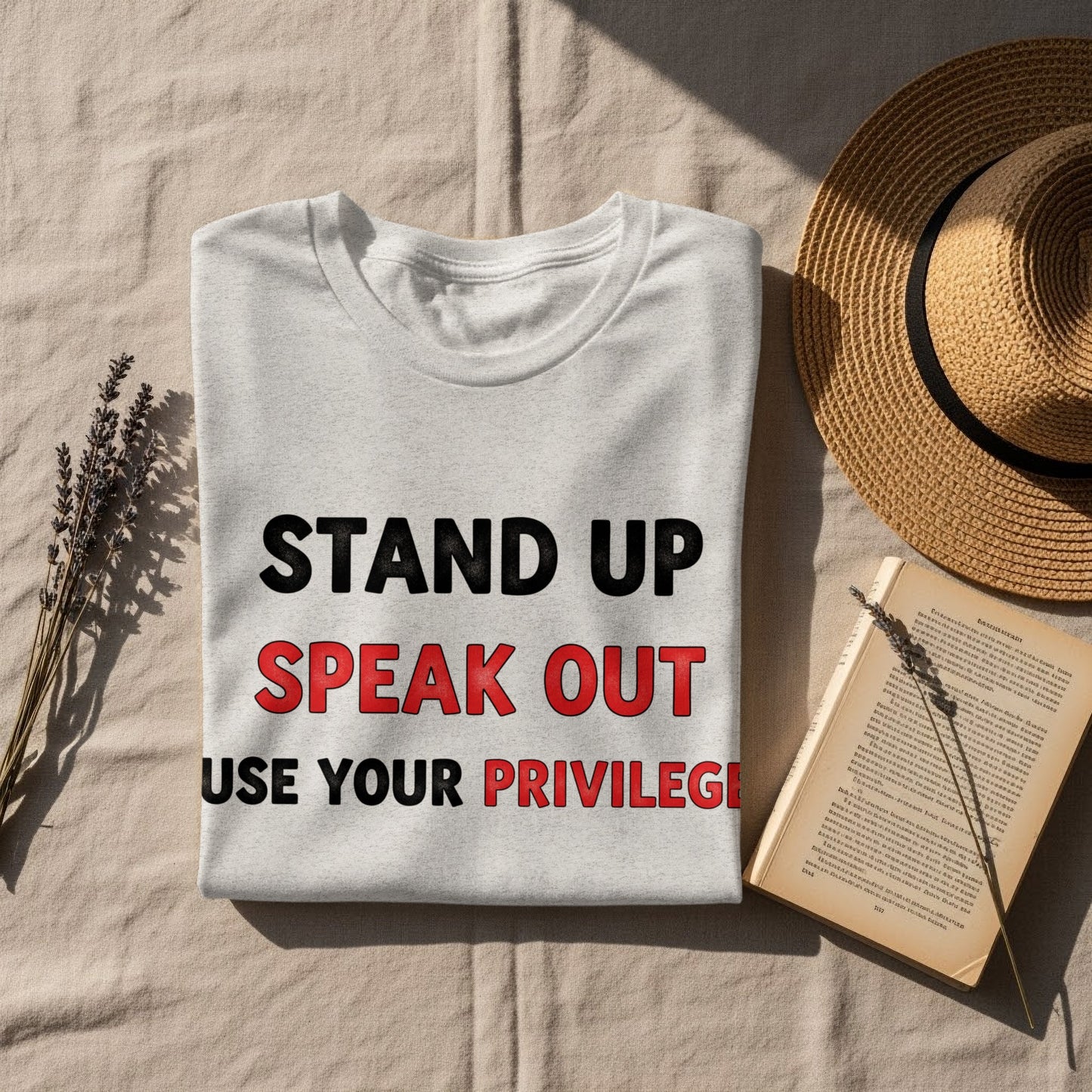 Stand Up Speak Out Use Your Privilege t-shirt