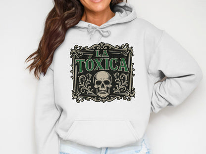 La Toxica Skull Graphic Pullover Hoodie product type