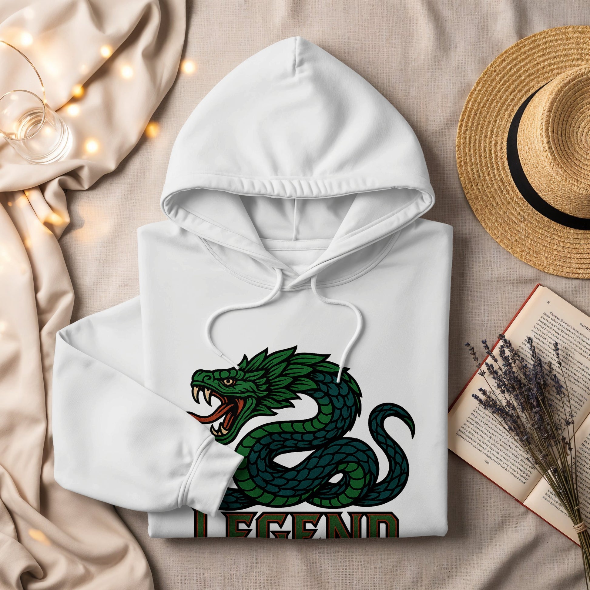 Fierce Dragon Graphic Legend Print Hoodie product type