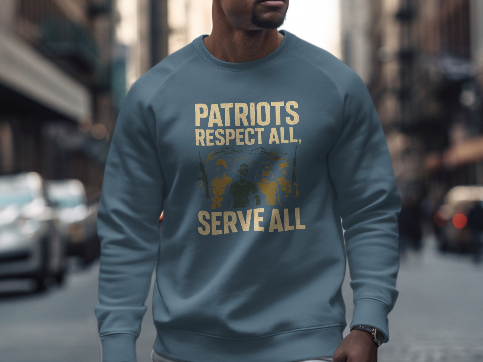 Patriots Respect All Serve All Sweatshirt product type