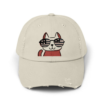 Cute Cat with Sunglasses Casual Design Hat product