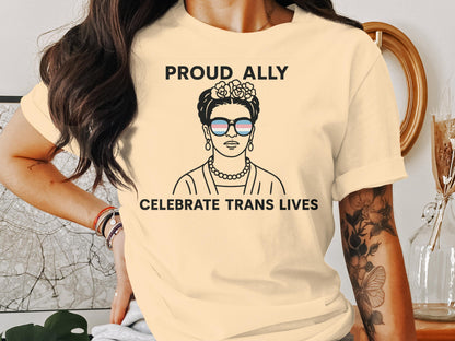 Proud Ally Celebrate Trans Lives T-shirt product