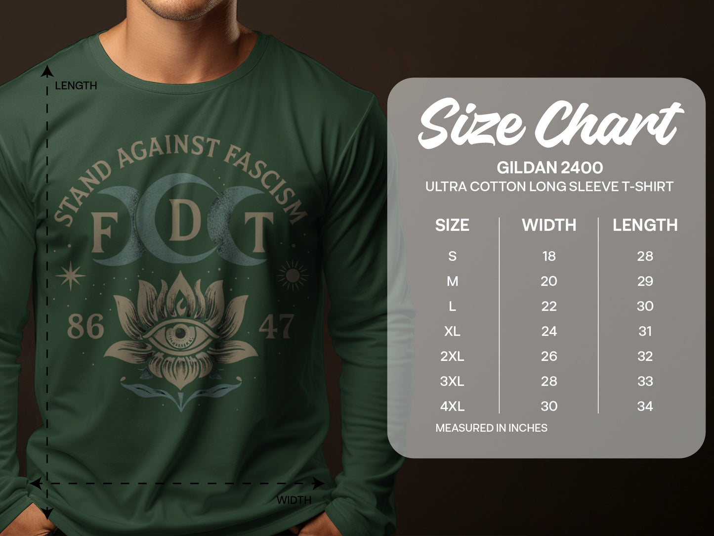 Stand Against Fascism FDT Long Sleeve T-Shirt