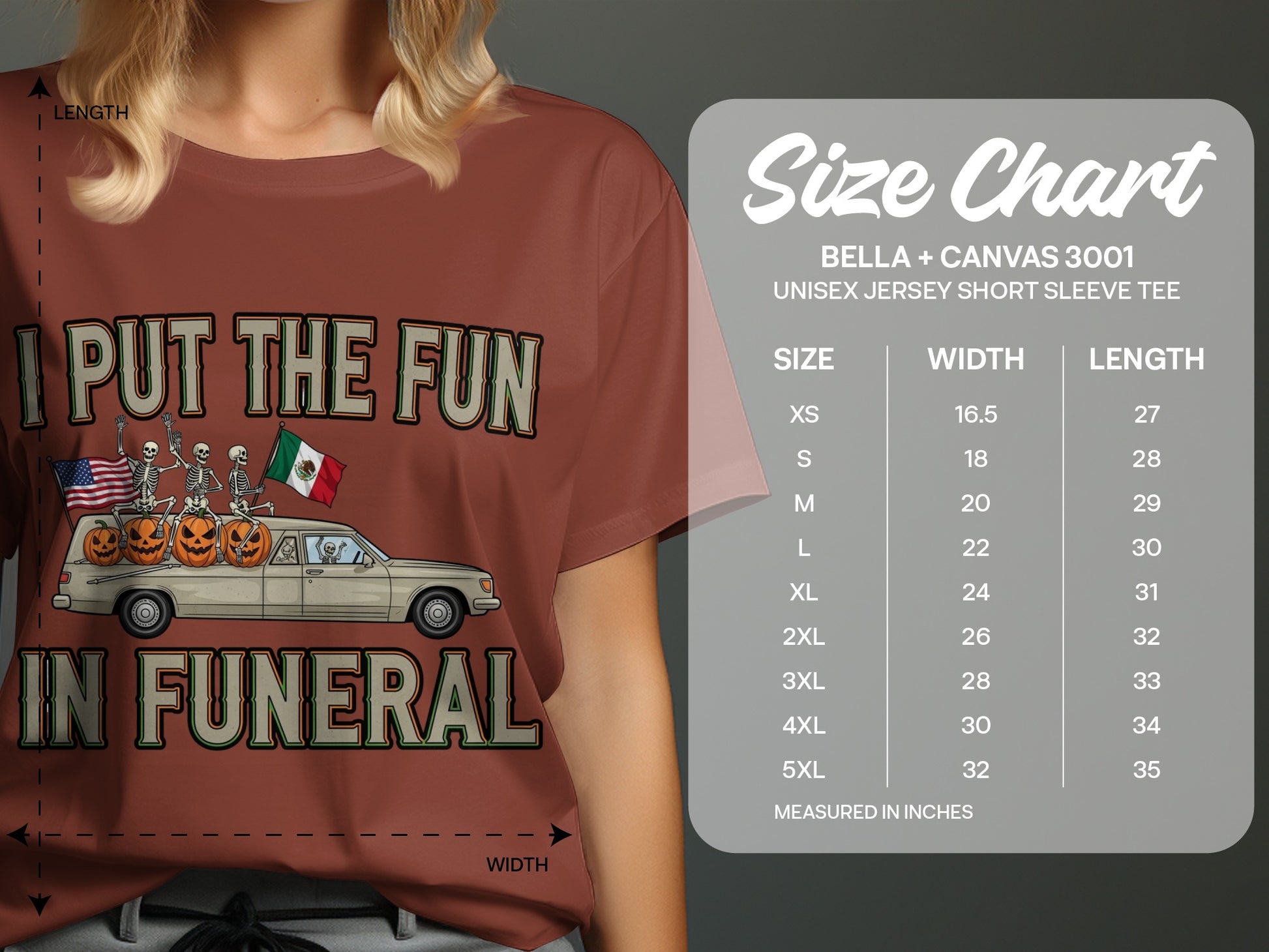 I Put The Fun In Funeral Unisex Jersey Short Sleeve Tee product type