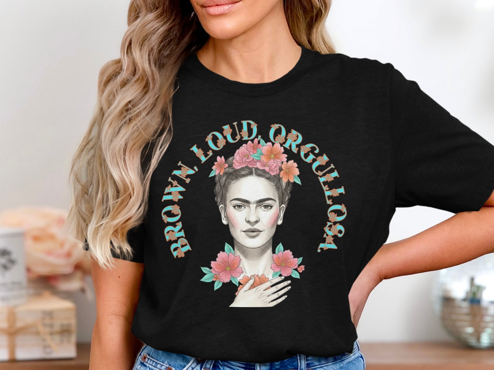 Brown Loud Orgullosa Graphic Tee