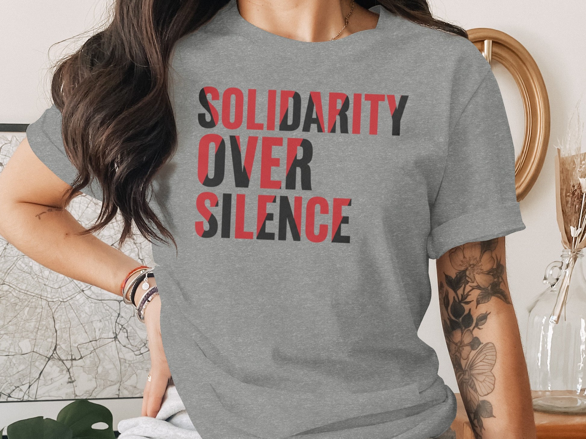 Solidarity Over Silence T-Shirt for Powerful Message