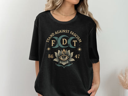 Stand Against Fascism Graphic Print T-shirt product type