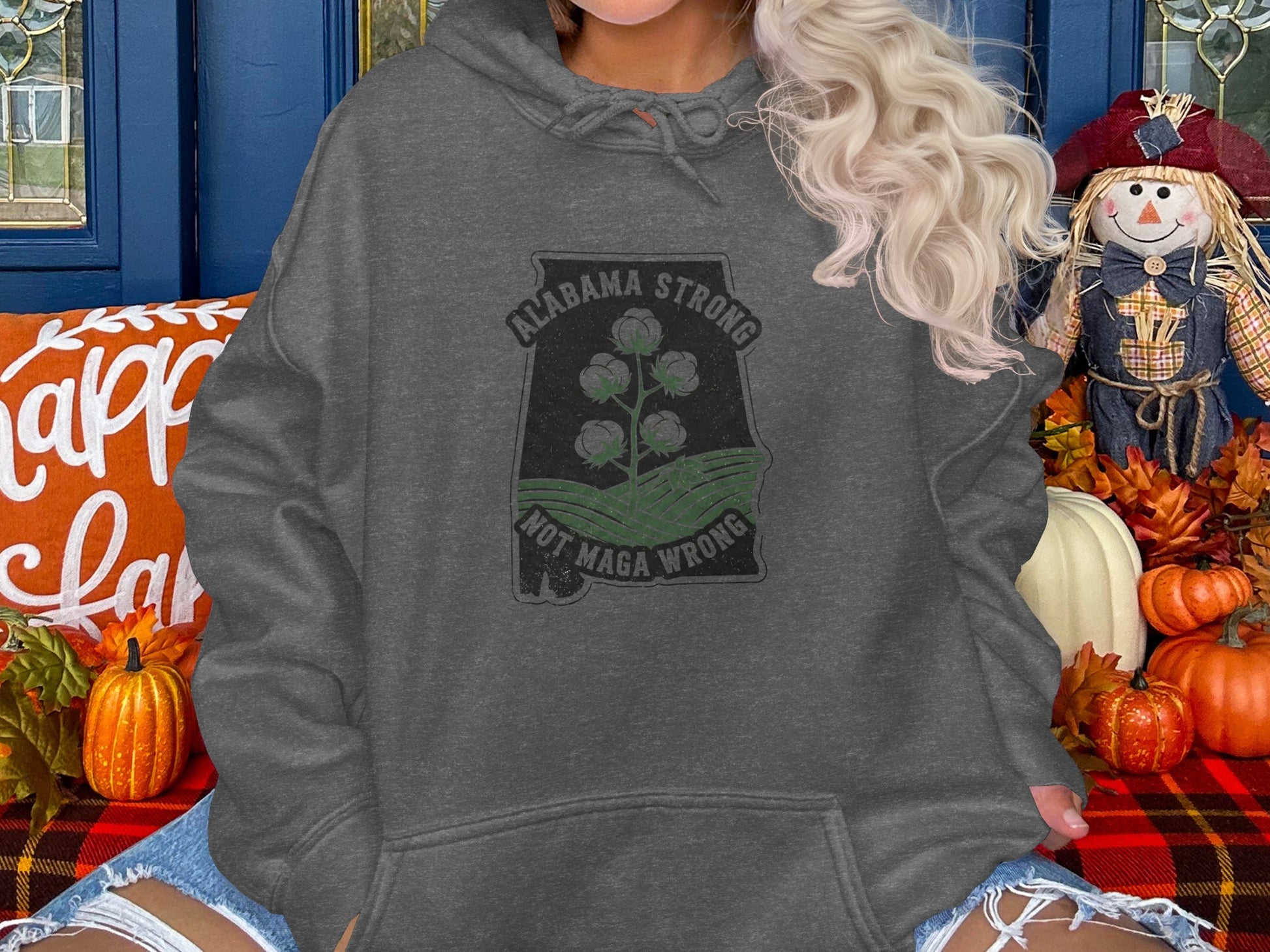Alabama Strong Not Maga Wrong Hoodie product