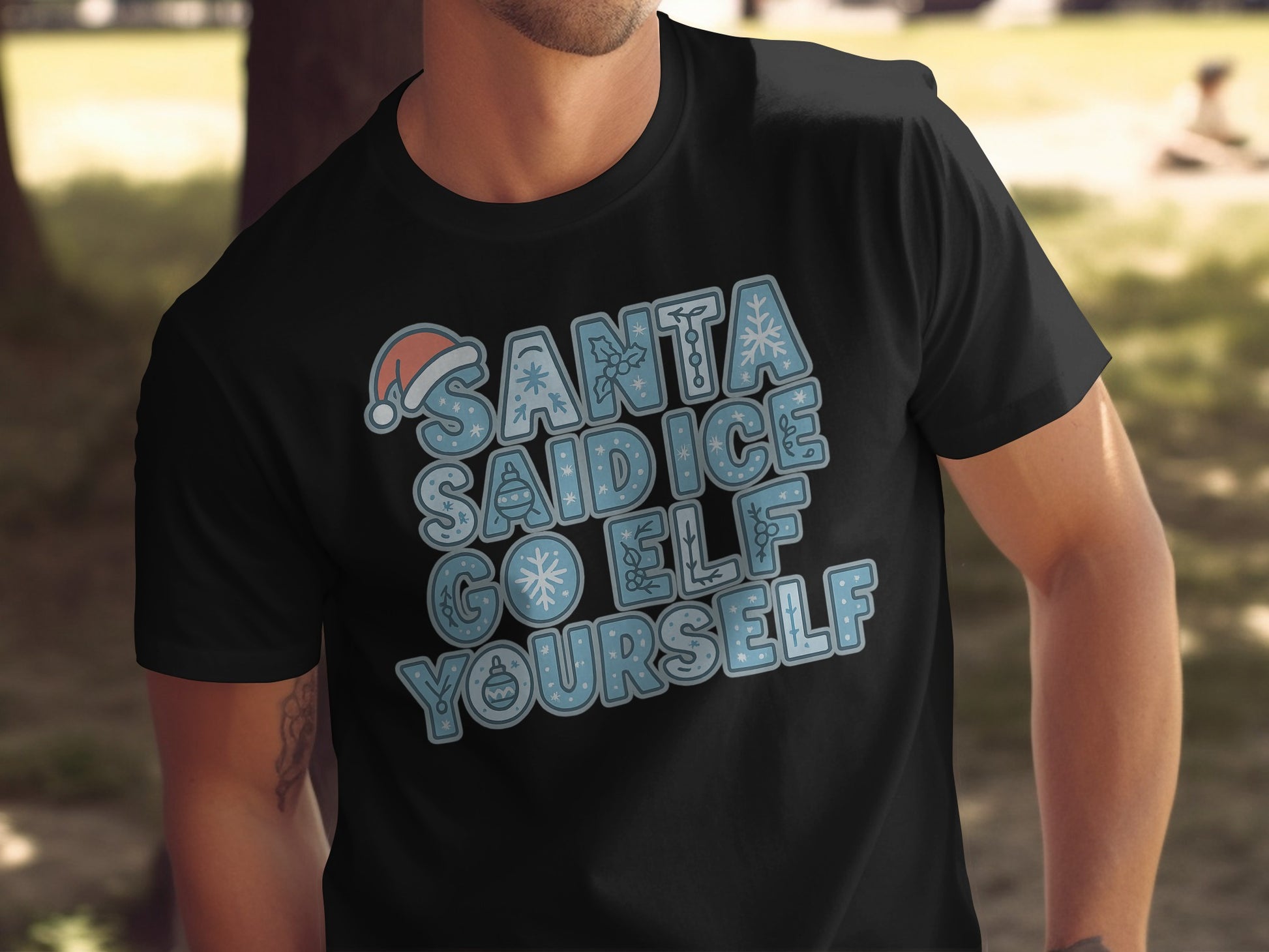 Santa Said Ice Go Elf Yourself Graphic Shirt