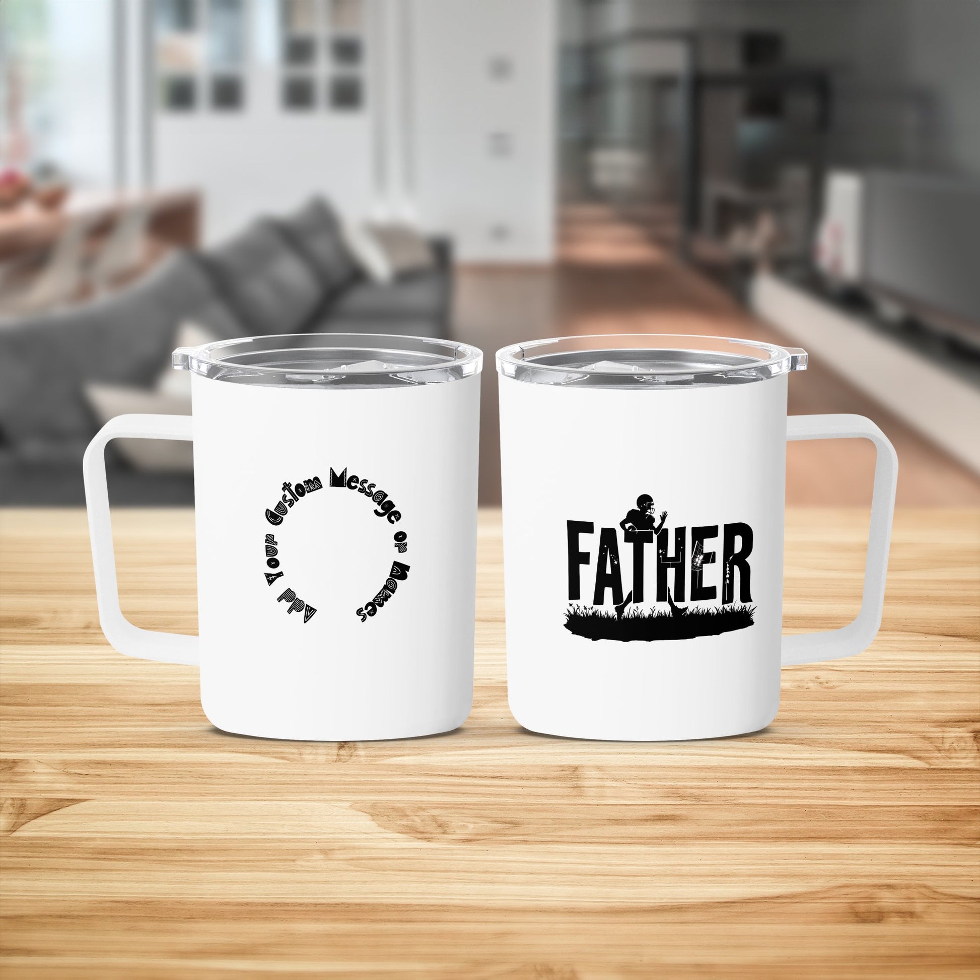 Personalized Father Mug Custom Message Cup product