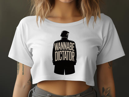 Wannabe Dictator Graphic Crop Top Shirt product