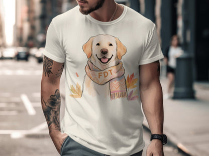 Adorable Happy Dog T Shirt Perfect for Animal Lovers