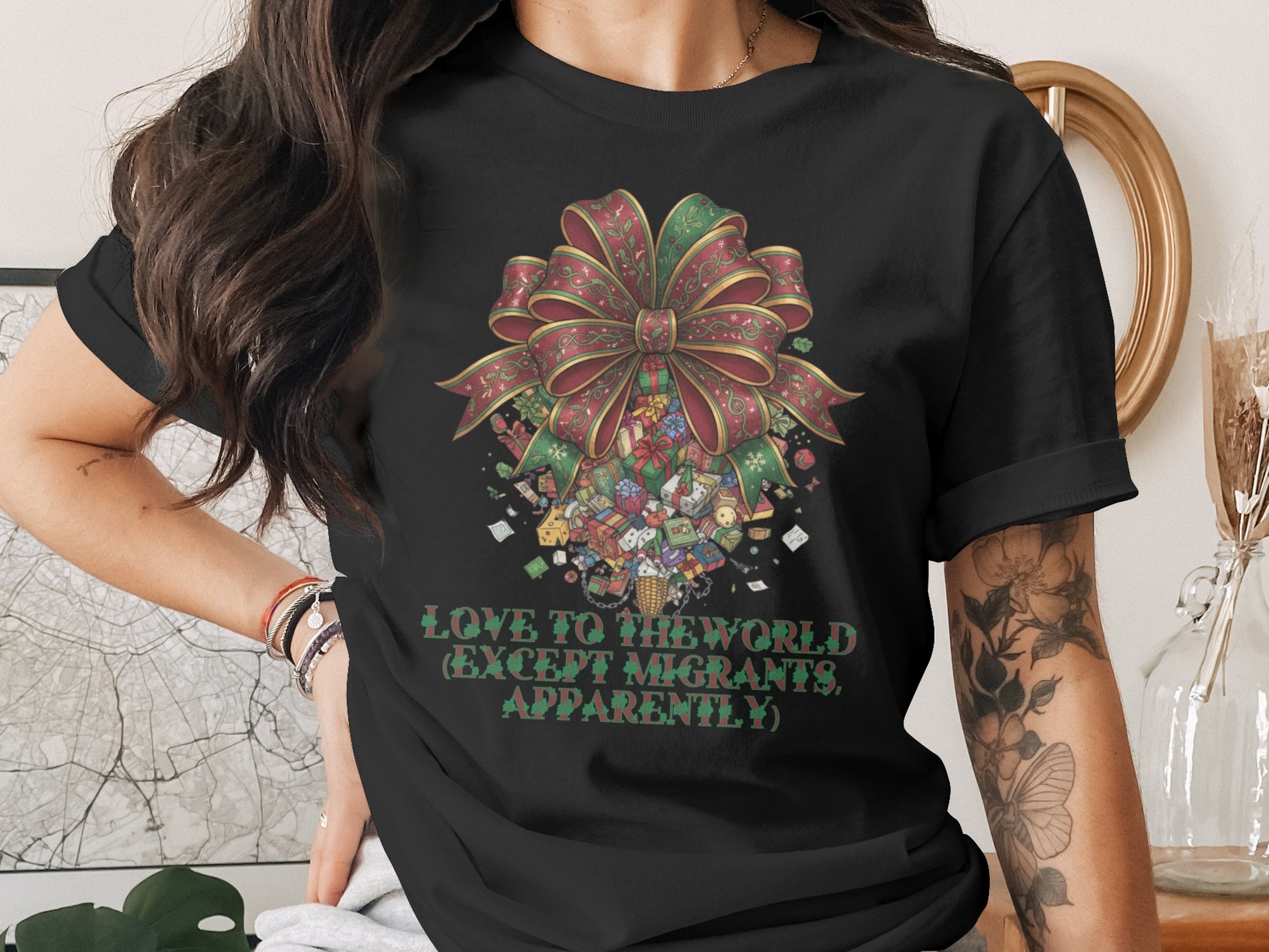 Love To The World Except Migrants Apparently Shirt