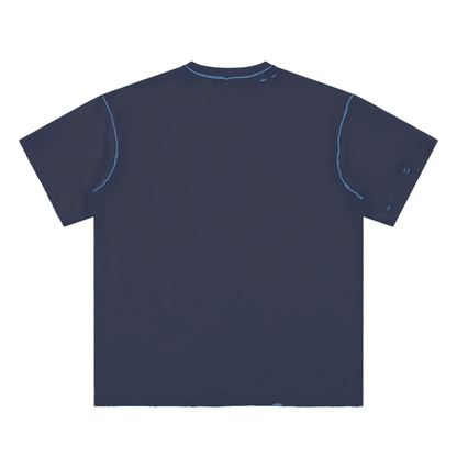 Pro Immigrant Resist Tee Hand-frayed Reversible T-shirt