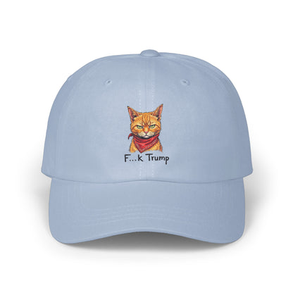 Cat with Attitude Statement Cap Embroidered Hat product type