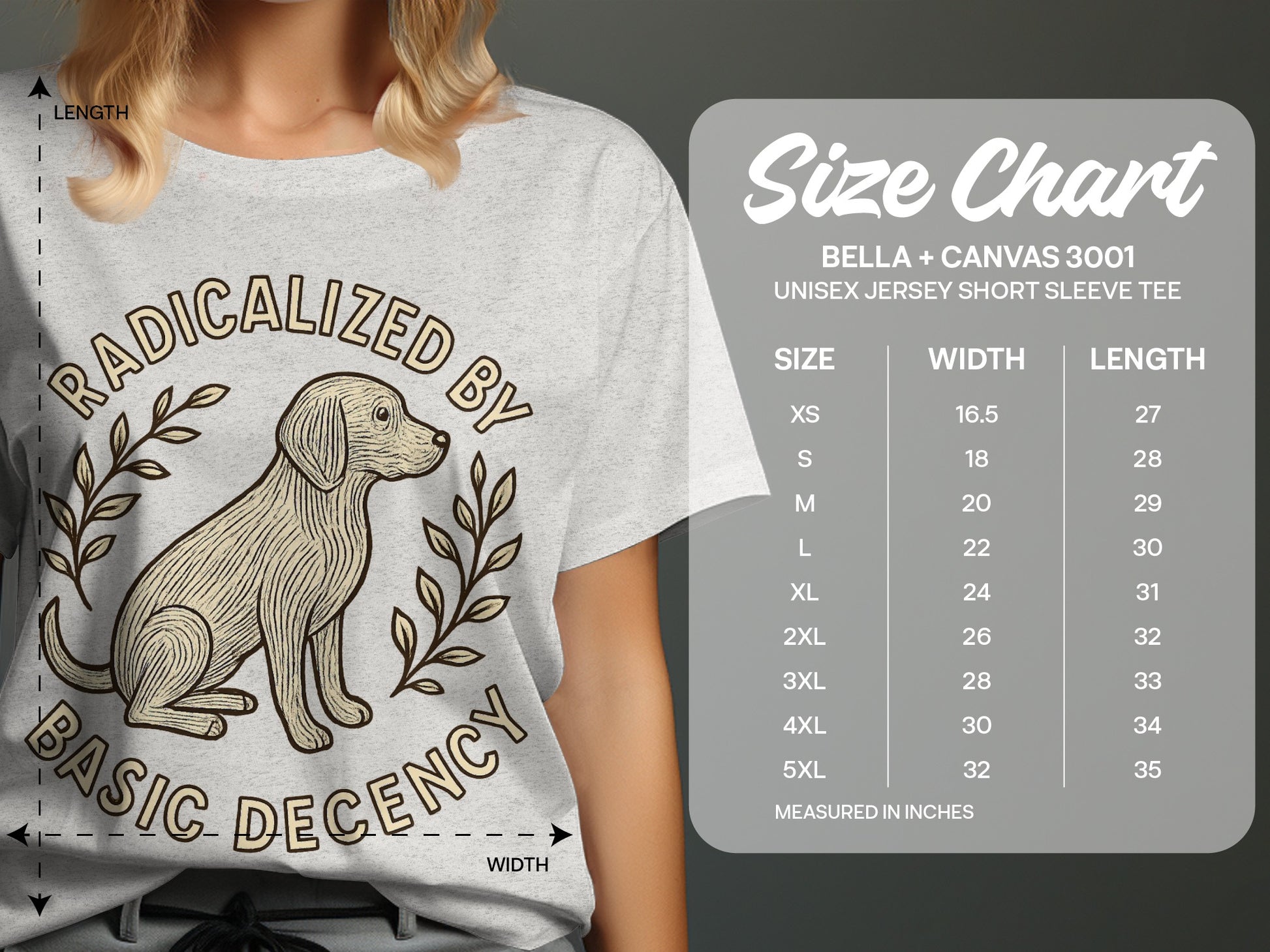 Radicalized By Basic Decency T-Shirt product type