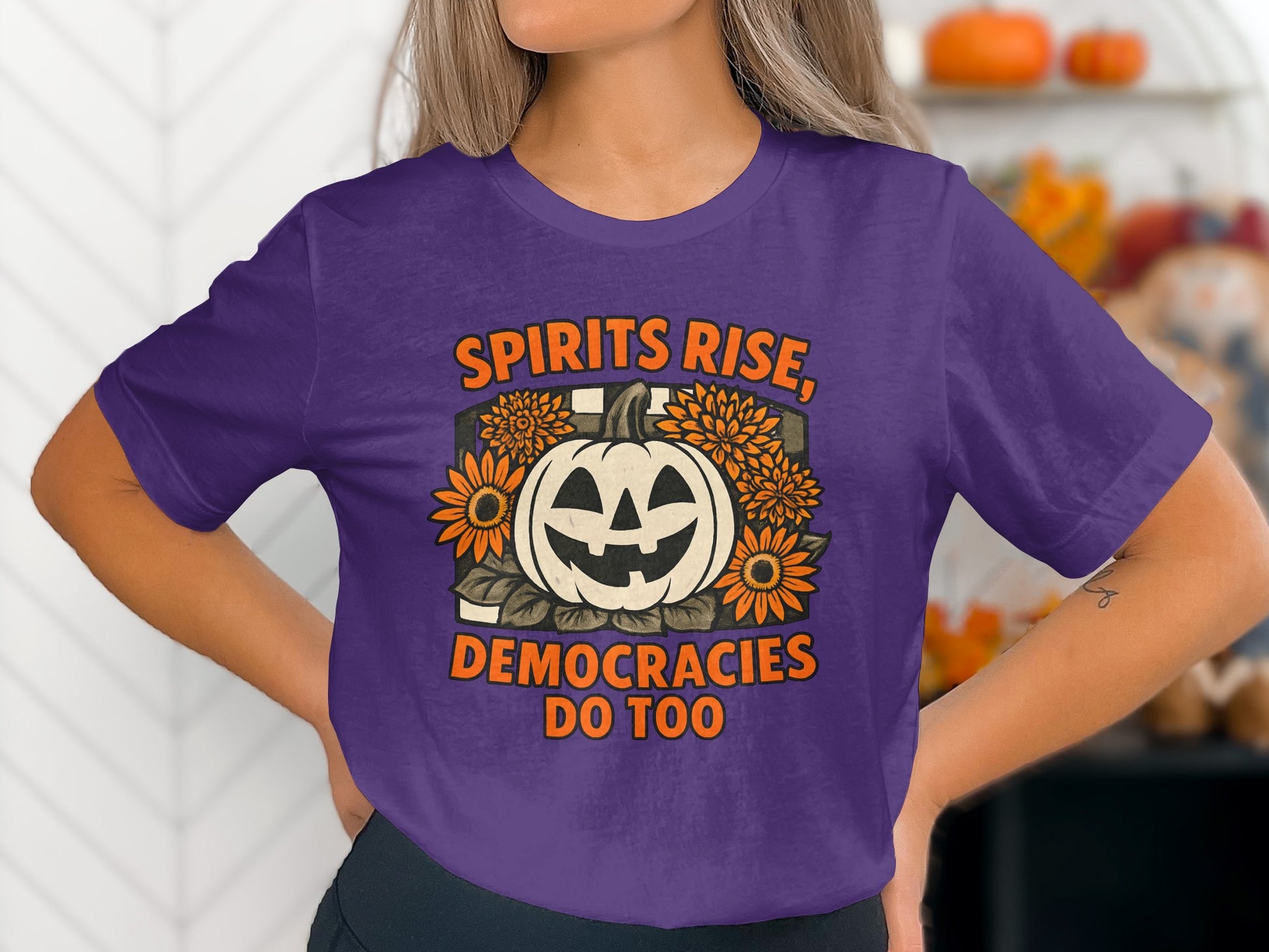Spirits Rise Democracies Do Too Halloween product type