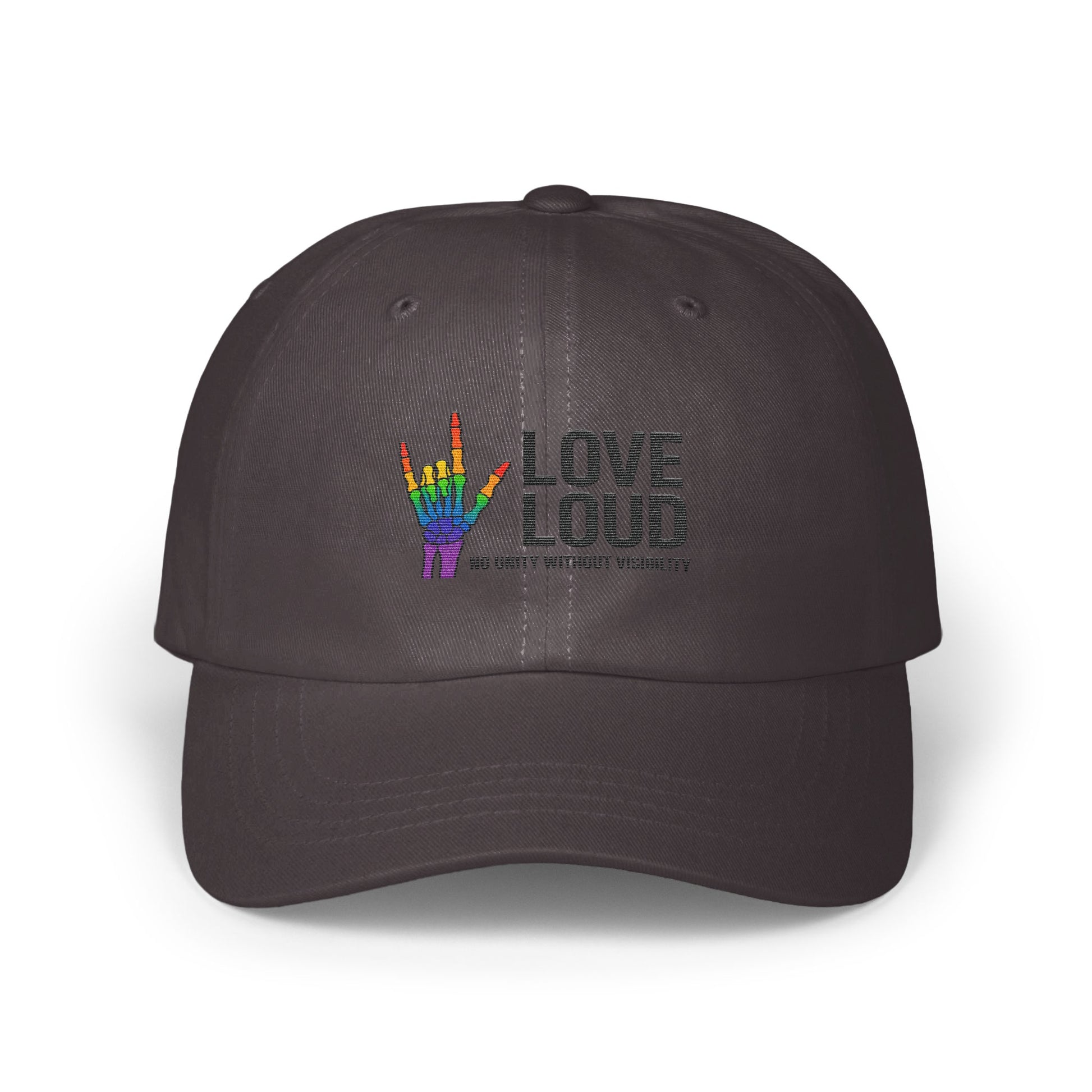Love Loud Embroidered LGBTQ+ Pride Hat product