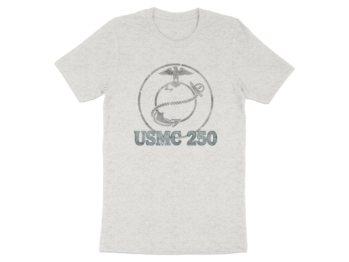 USMC 250 T-Shirt Featuring Iconic Logo Design